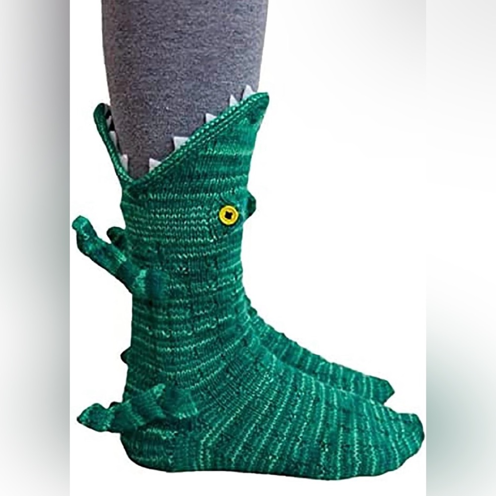 Alligator Chomp Socks - Picture 2 of 4